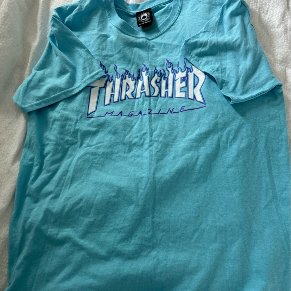Thrasher Blue Tee Size L